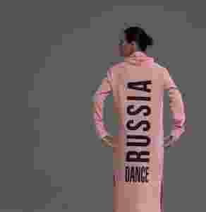 Платье спортивное с логотипом DANCERUSSIA