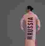 Платье спортивное длинное худи с капюшоном с логотипом DANCERUSSIA
