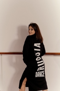 Платье спортивное с логотипом DANCERUSSIA